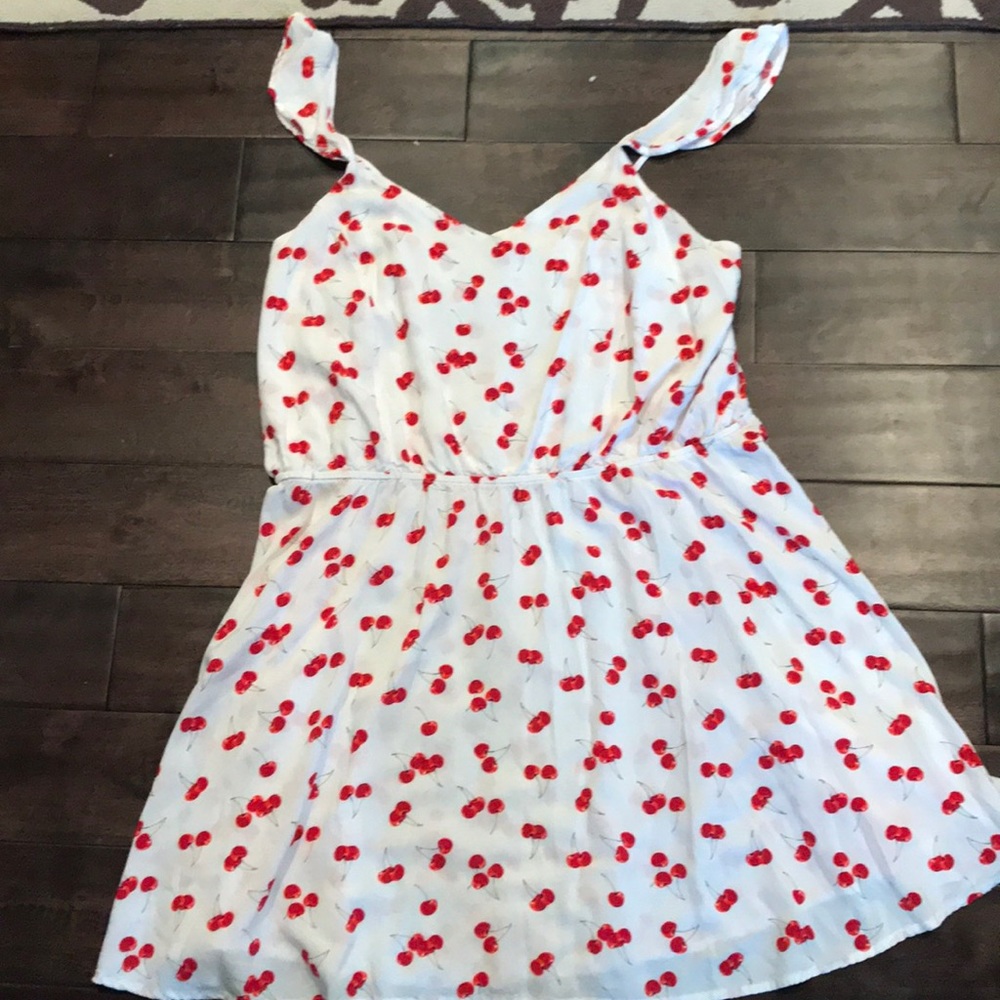 Plus size ruffle trim skater dress